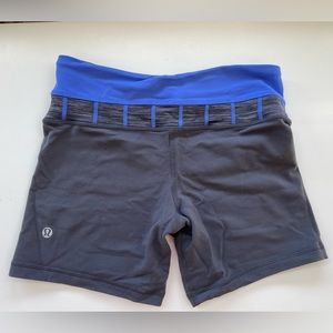 Lululemon reversible midi shorts.